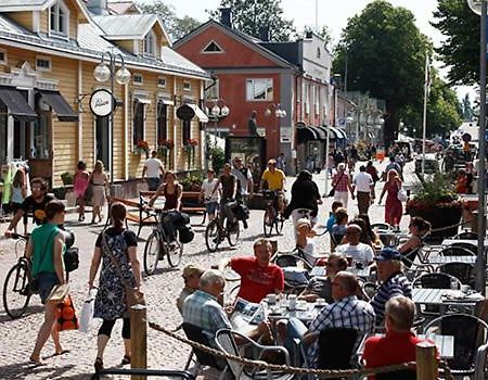 Centrumlagenhet Med Egen Bastu Mariehamn Exterior foto